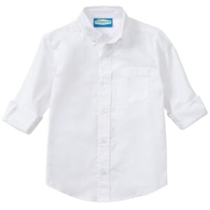 Adult Long Sleeve Oxford Button Front Shirt