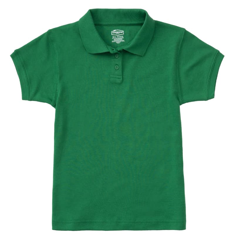 Young Girls Cotton Blend Smooth Knit Polo - Image 3