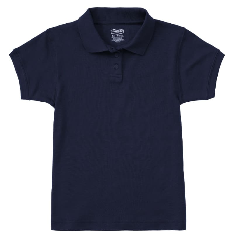 Young Girls Cotton Blend Smooth Knit Polo - Image 2